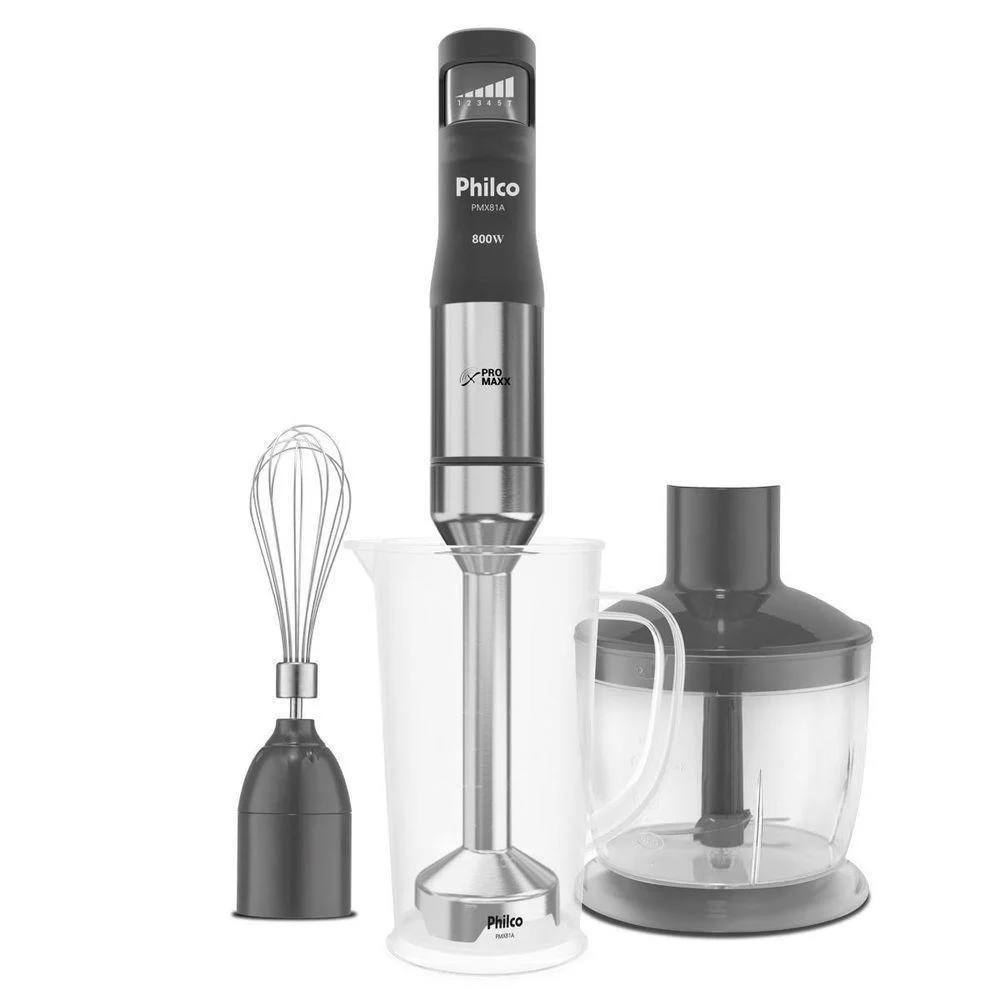 Mixer Philco Velocity Pro Control PMX81A 800W 6 Velocidades Preto