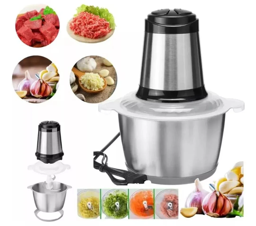 Processador De Alimentos Triturador Eletrico Inox 3litros