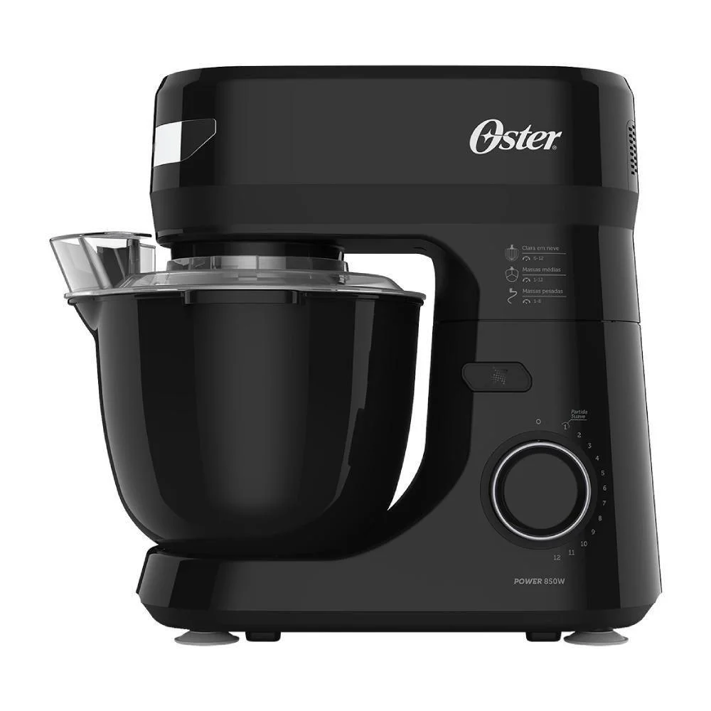 Batedeira Planetária Oster 4L 850W Preta OBAT640-127