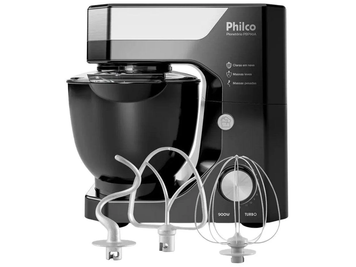 Batedeira Planetária Philco Concept 5L 900W Turbo PBP90A