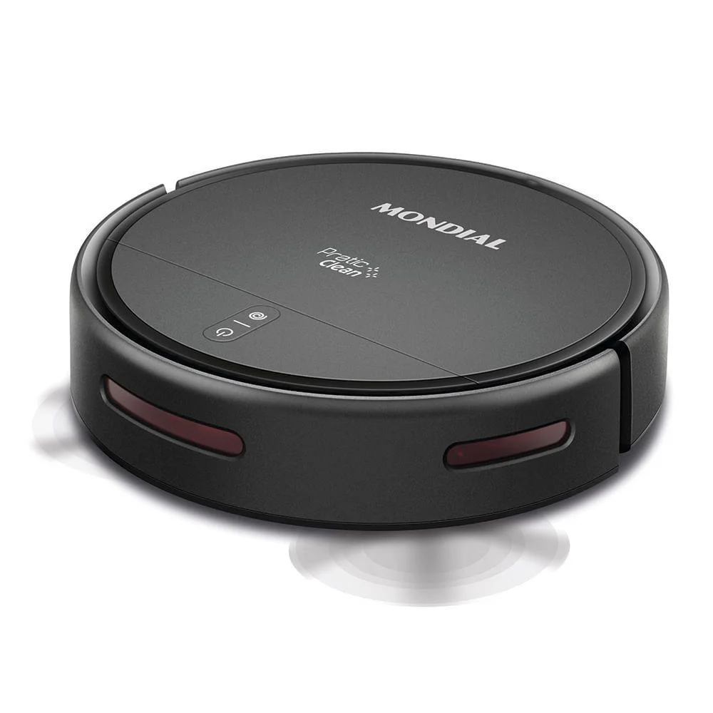 Robô Aspirador de Pó Pratic Clean Mondial Preto RB-12-ST-BL