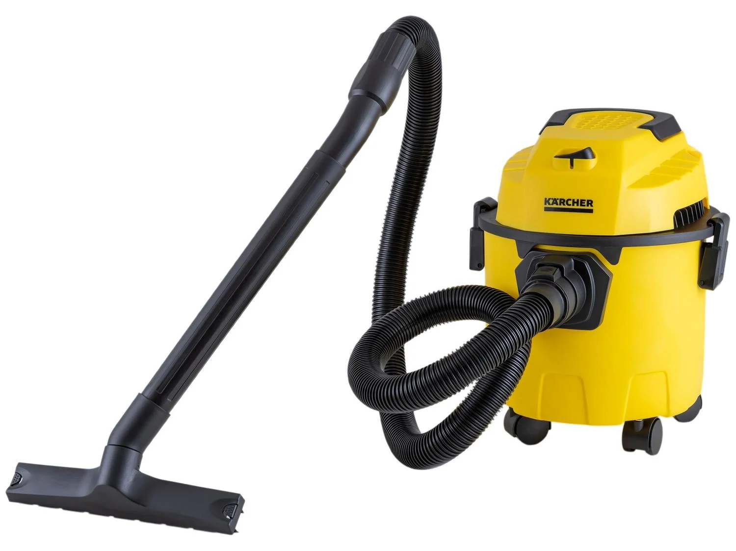 Aspirador de Pó e Água 3 em 1 Kärcher 1500W WDL 1 Amarelo
