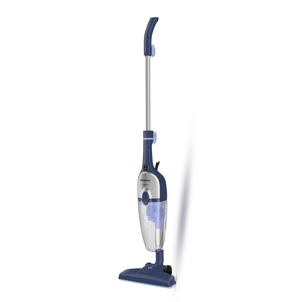Aspirador de Pó Turbo Cycle Hepa Mondial AP41BLI Azul Escuro e Inox 1550W