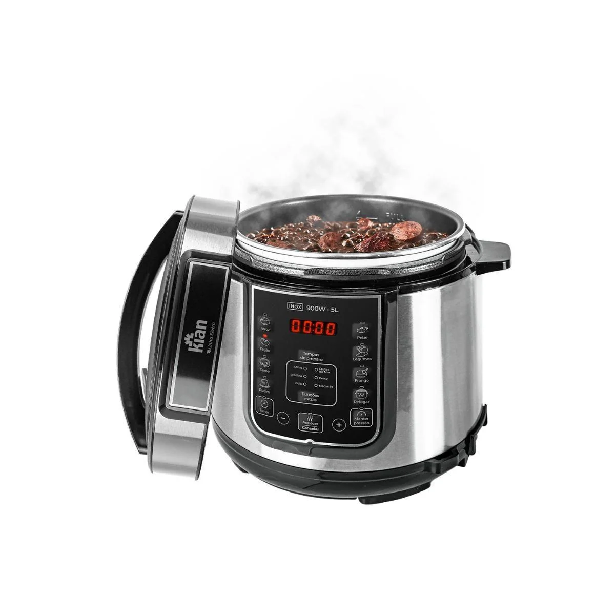 Panela de Pressão Elétrica Kian 5L Inox PPE101