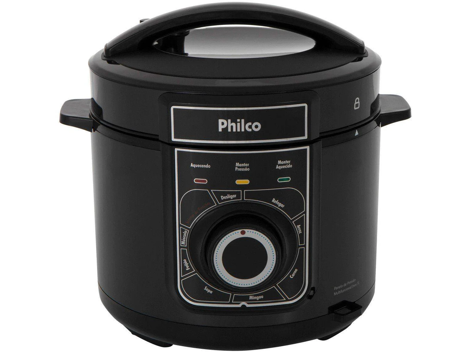 Panela de Pressão Philco PPP02PI Inox Multifuncional 5L Preto