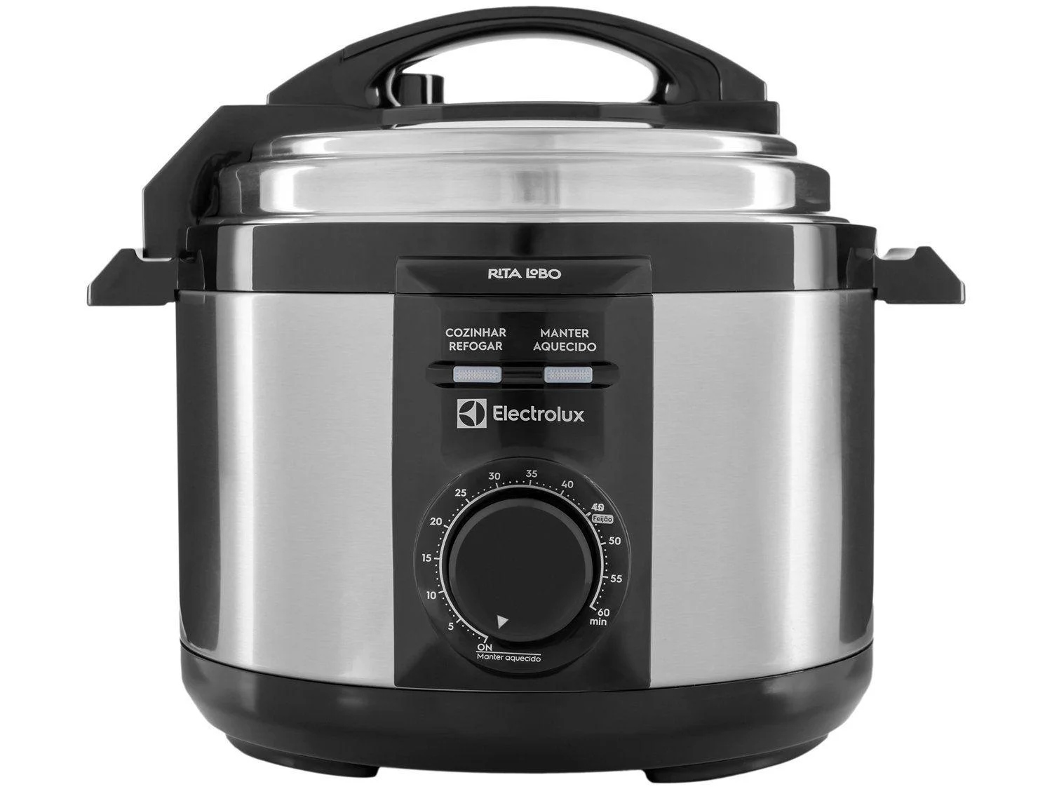 Panela de Pressão Elétrica Electrolux por Rita Lobo 3L Preta Efficient c/ Timer (PCE15)