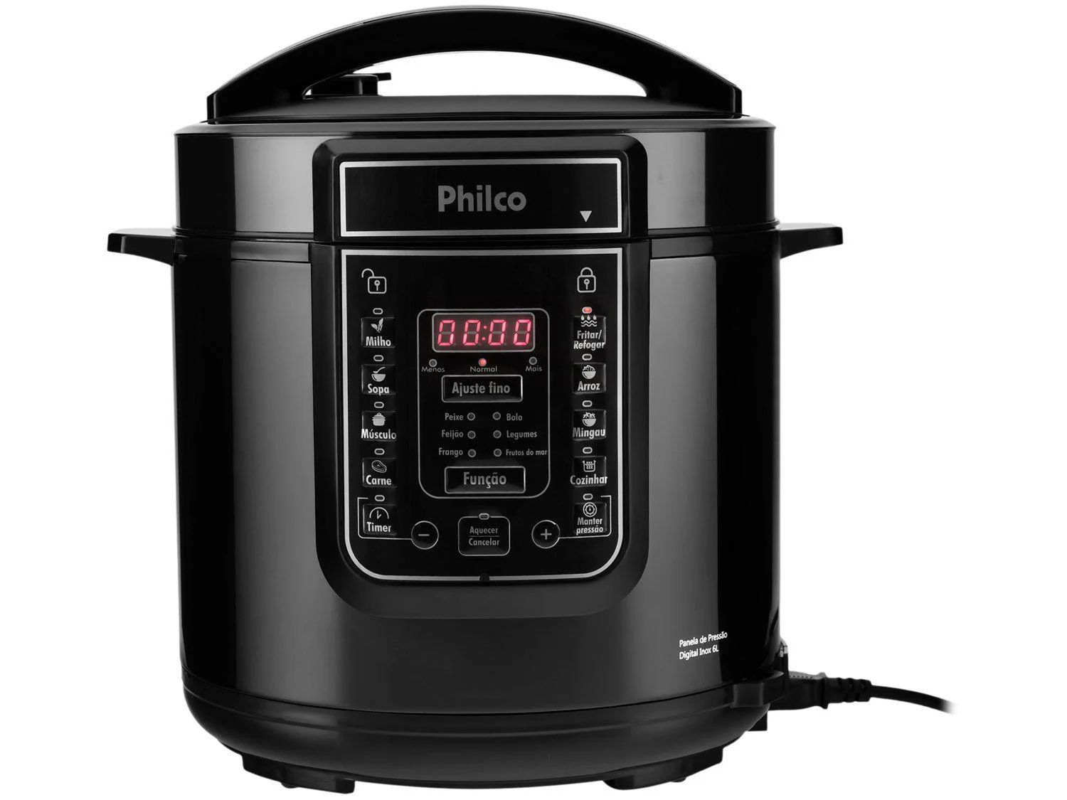 Panela de Pressão Elétrica Philco PPP01P 6L Preta