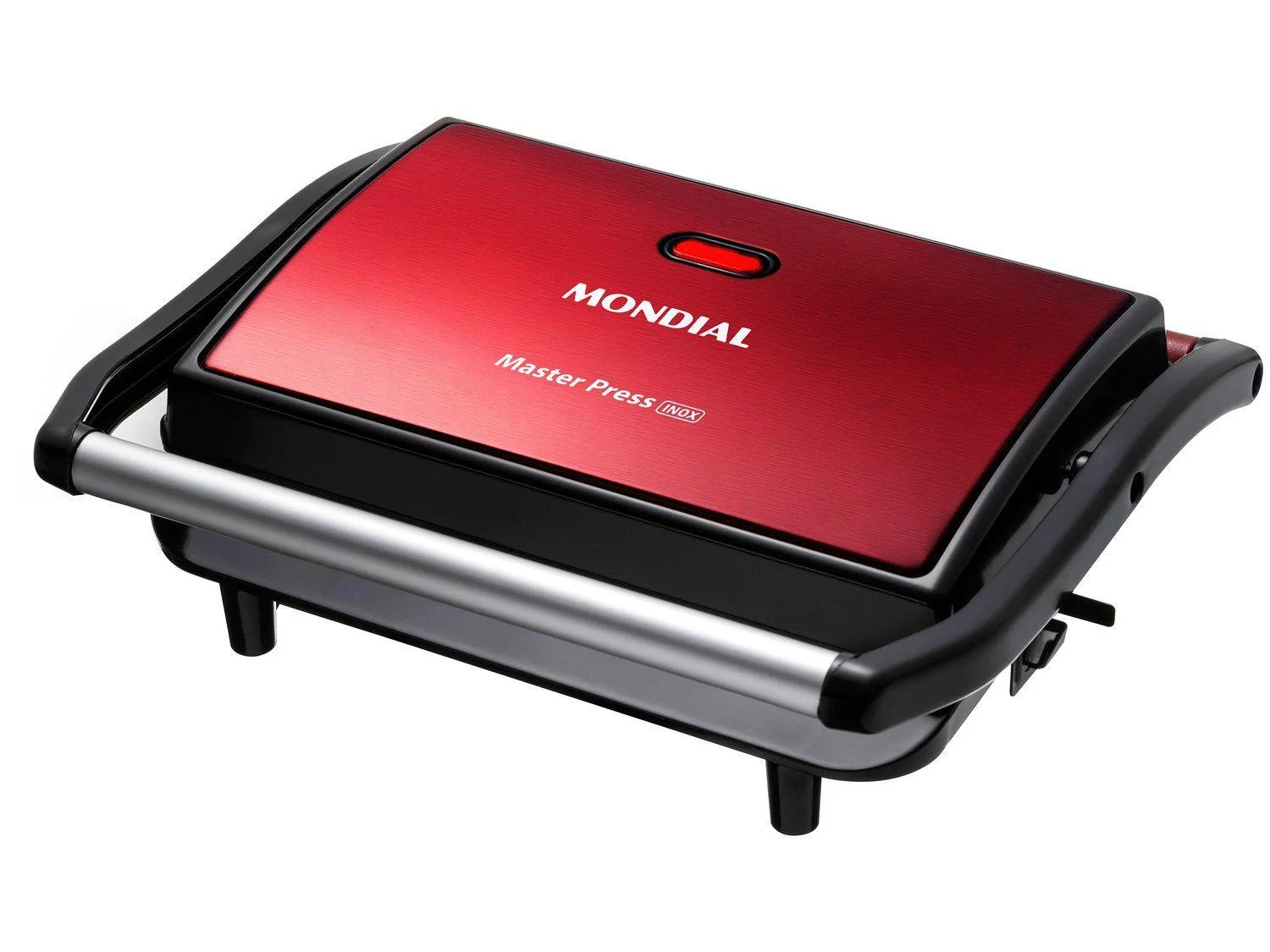 Sanduicheira Grill Master Press Red Ceramic 2 em 1 Antiaderente 1000W Mondial
