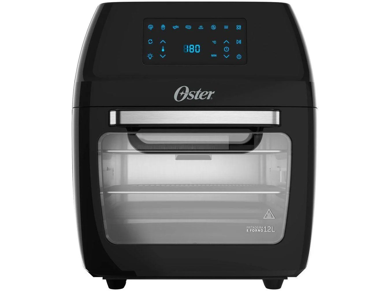 Fritadeira Sem Óleo Oster Oven Fryer 3 em 1 12 Litros 1800W com Painel Touch Digital Preta - OFRT780