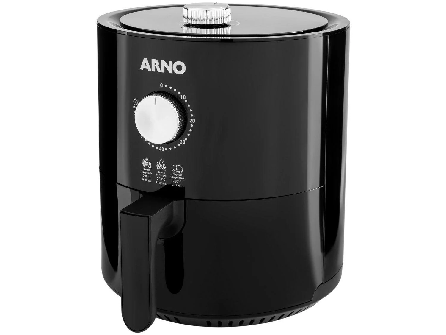 Air Fryer Arno Ultra Preta com Timer 4,2L