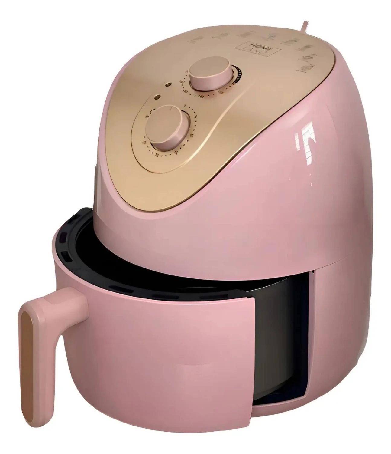 Fritadeira Air Fryer sem óleo Home Land 4Litros - Rosa
