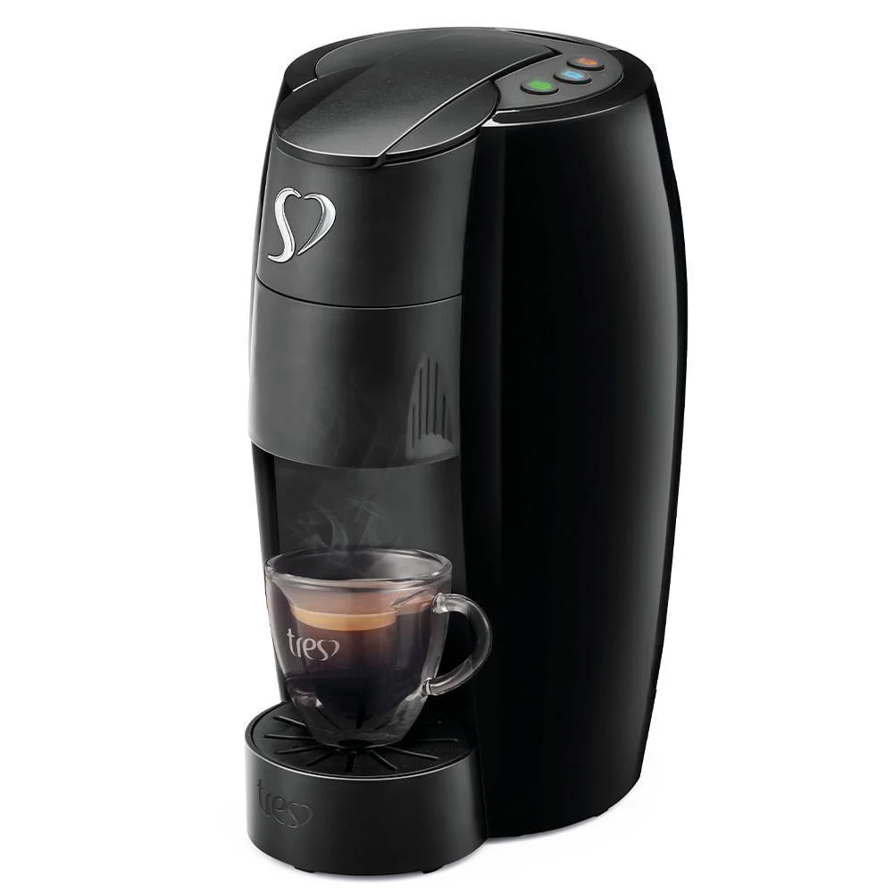 Cafeteira Espresso LOV 3 Corações Preta Automática