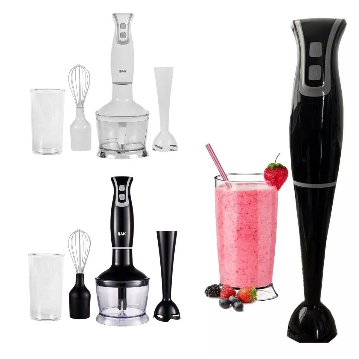 Mixer 3 Em 1 Triturador Processador Elétrico Portatil Para Cozinha Misturado 250wr