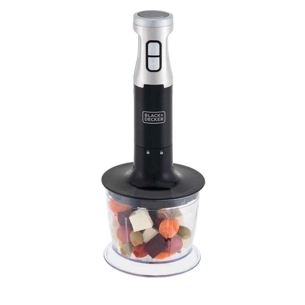 Mixer Vertical Black + Decker 3 em 1 Fuxion Mix Preto 600W - MK600-BR