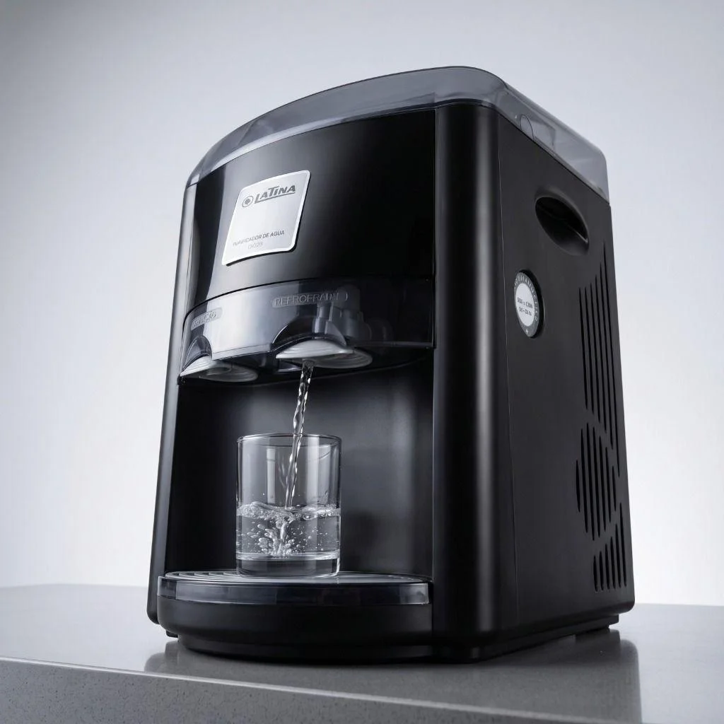 Purificador De Agua Latina PA335 Preto Comprar Filtro Gelada Refrigerado