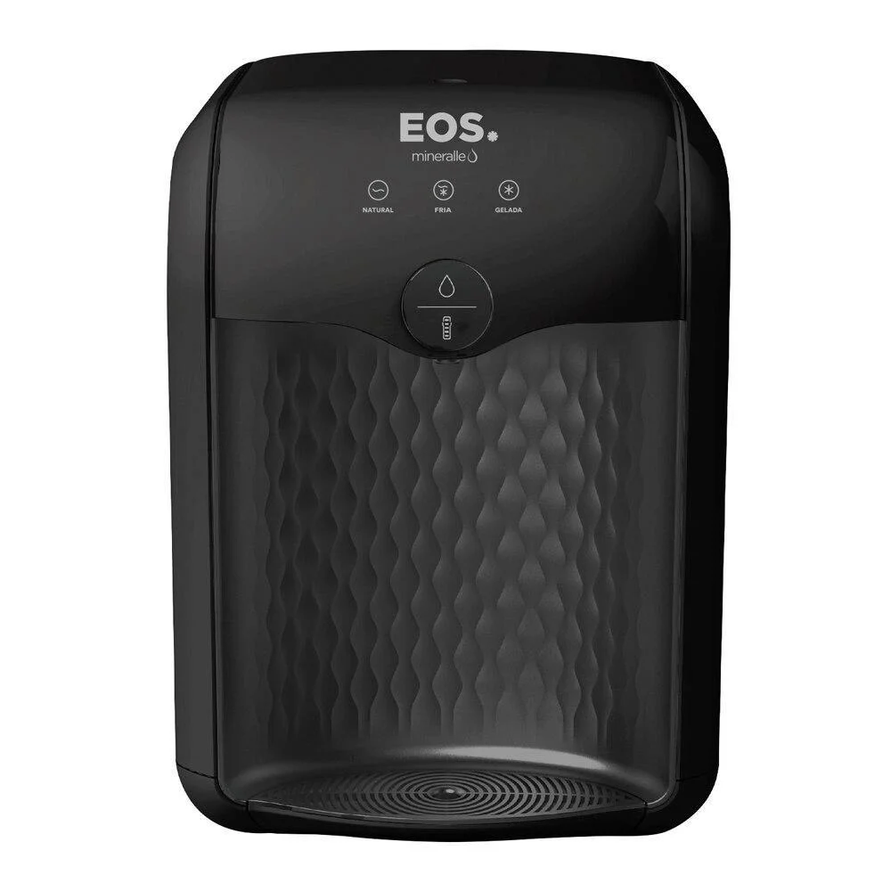 Bebedouro e Purificador de Água EOS Premium Eletrônico All Black EPE01P