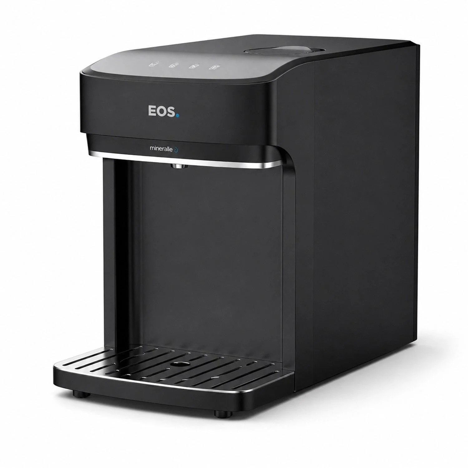 Bebedouro e Purificador de Água EOS Mineralle com compressor All Black EPC08P