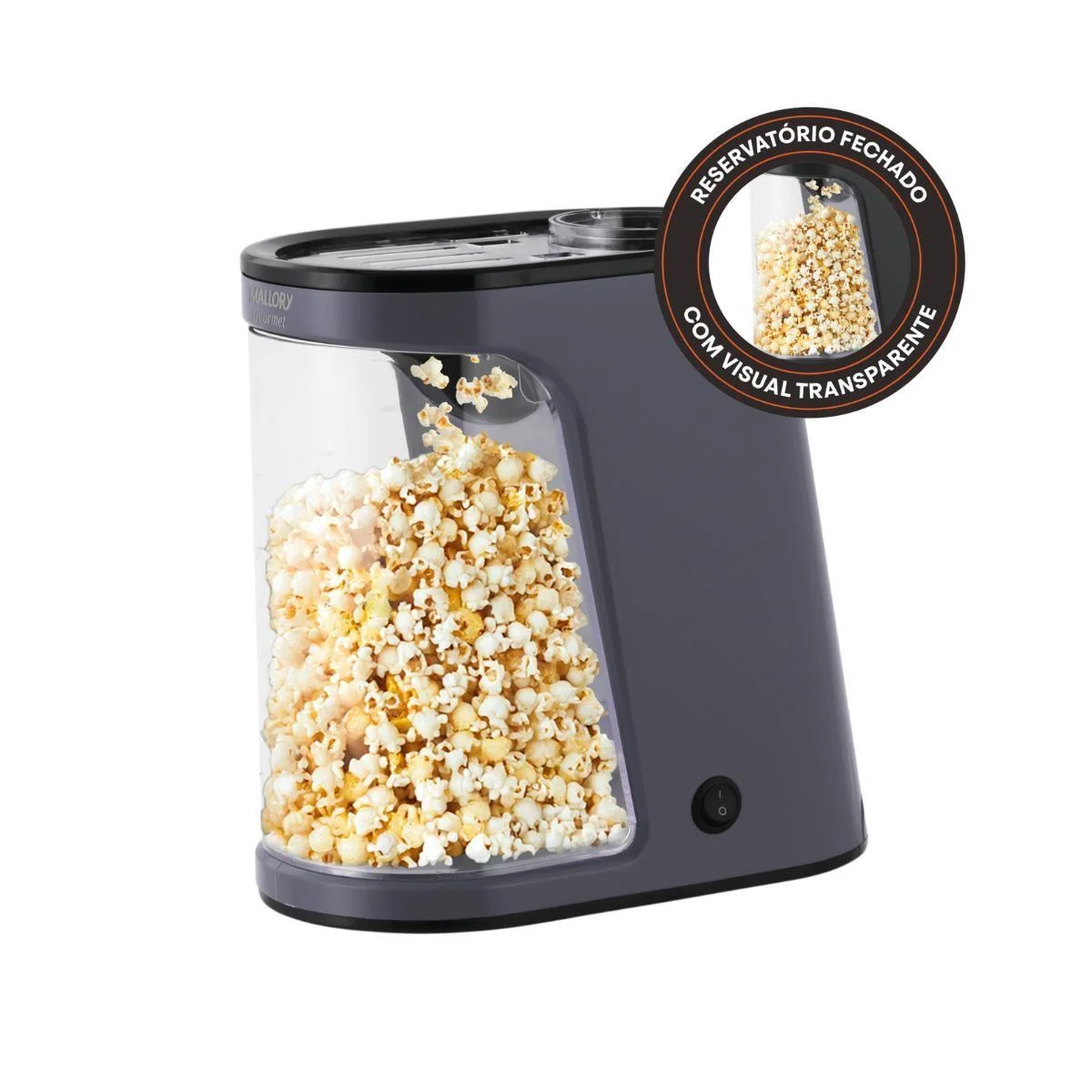Pipoqueira elétrica mallory pop gourmet 1200w