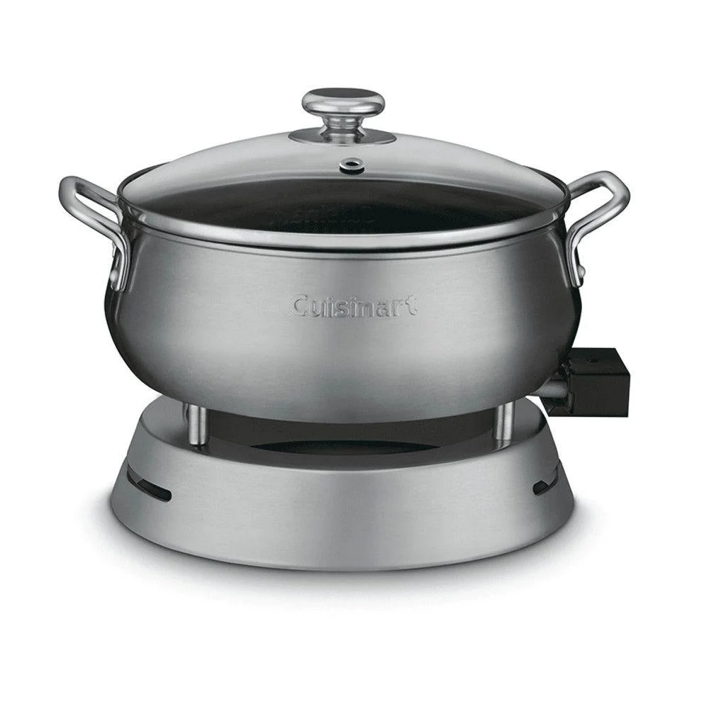 Panela Elétrica com Acessórios para Fondue Inox Prata Cuisinart