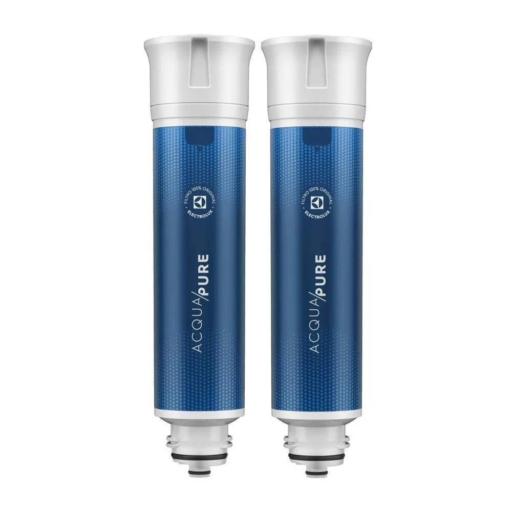 Kit 2 Filtros/Refis Original de Água Acqua Pure para Purificador Electrolux PC01B, PC01X, PE15B, PE15X e PE15P