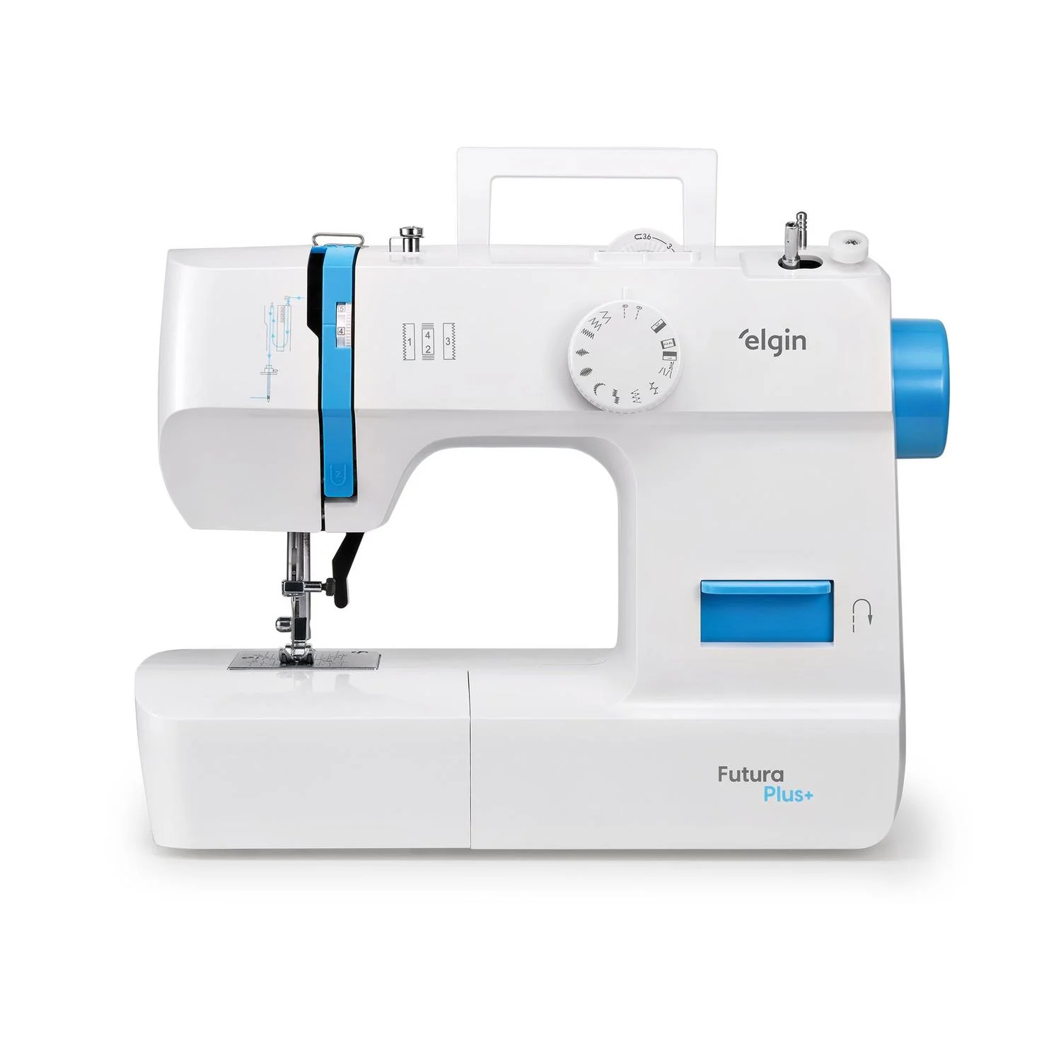 Máquina de Costura Reta Futura Plus Jx-2052 Portátil