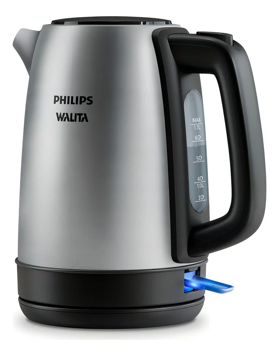 Chaleira eletrica philips walita 1,7l inox hd9350/91