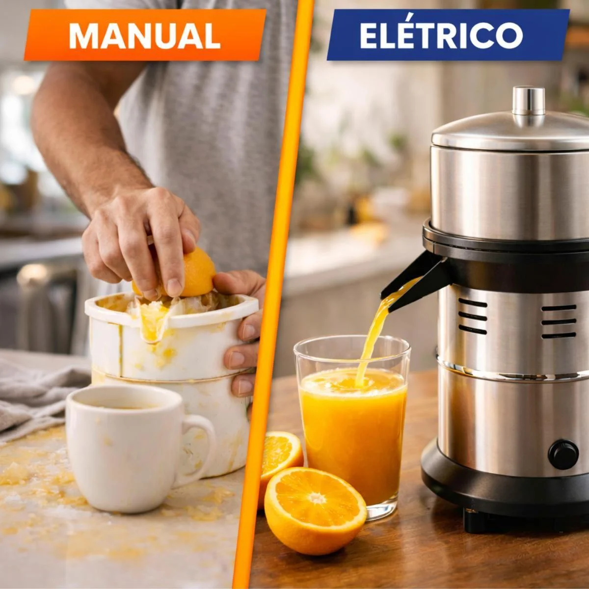 Espremedor Industrial Extrator De Suco Laranja Limão Elétrico Potente 500w kit completo Visalu