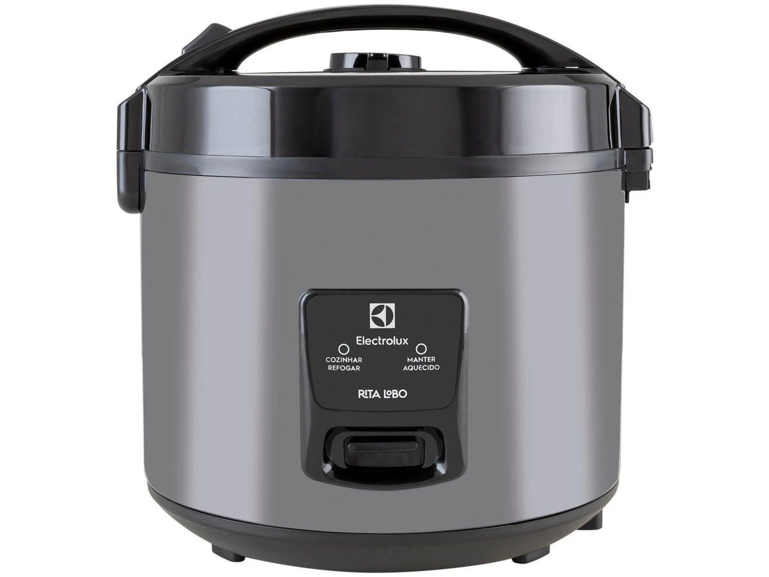 Panela de Arroz Elétrica Electrolux por Rita Lobo 3,5L Preta Efficient Visor Glass (ERC30)