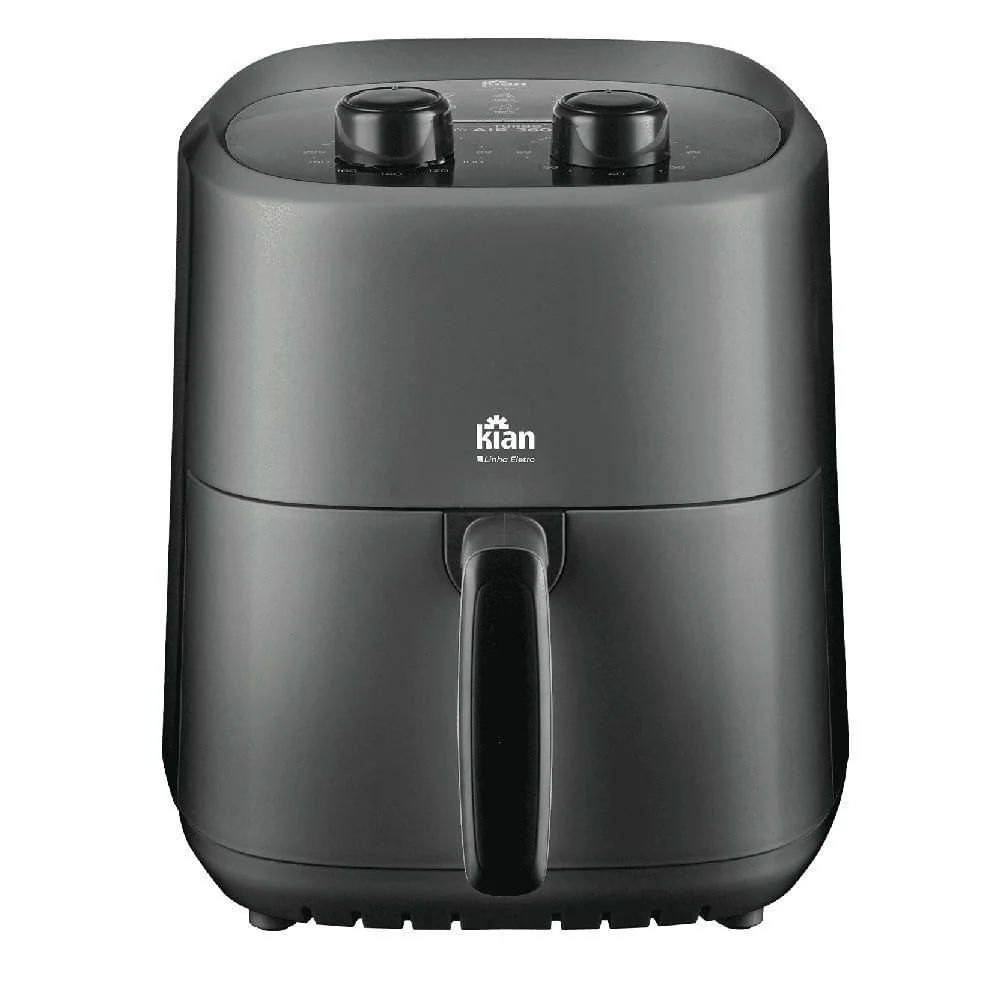 Fritadeira Air Fryer Kian AF105 3,5L 1200W Cesto Removível Antiaderente Preta