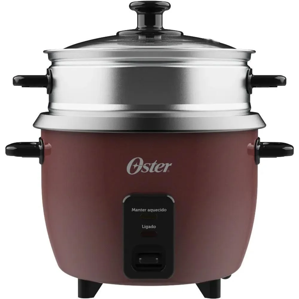 Panela Elétrica de Arroz 1L Oster Bordô