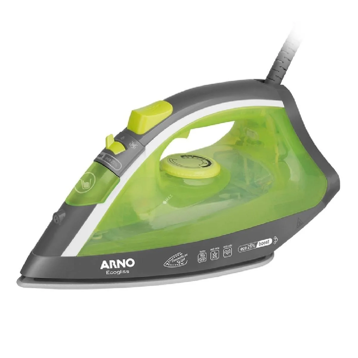 Ferro de Passar Roupa a Vapor Ecogliss com Modo Econômico FEC1 - Arno