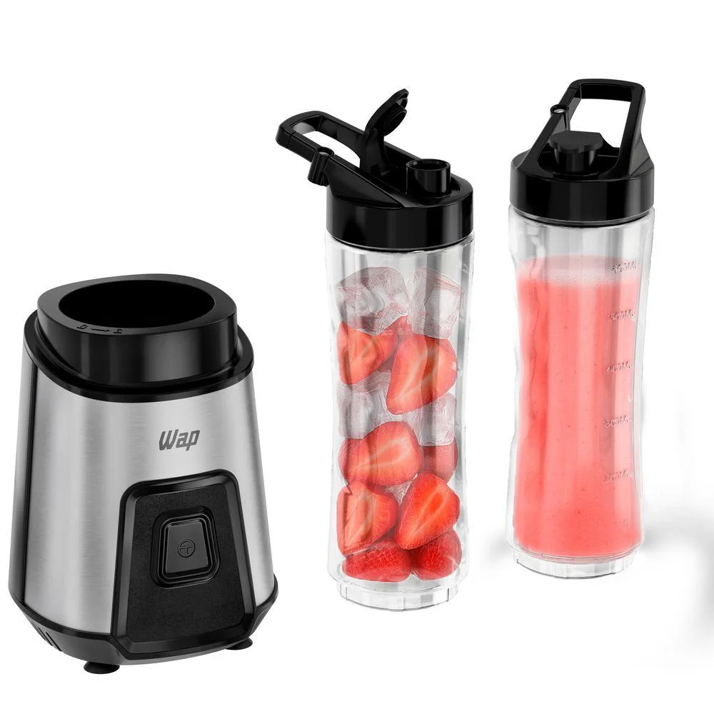 Liquidificador Portátil Wap Blender Go 700ml Inox