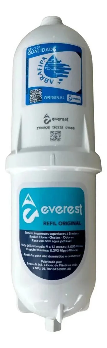 Refil Filtro Soft Everest Para Purificadores Baby Slim Flat Star Fit Plus