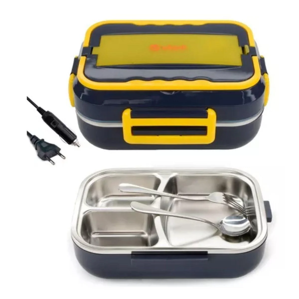 Marmita Elétrica Térmica 60w E Carro Casa Aço Inox