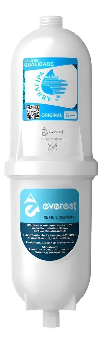 Refil Filtro 2 Em 1 Soft By Everest Para Purificador Água