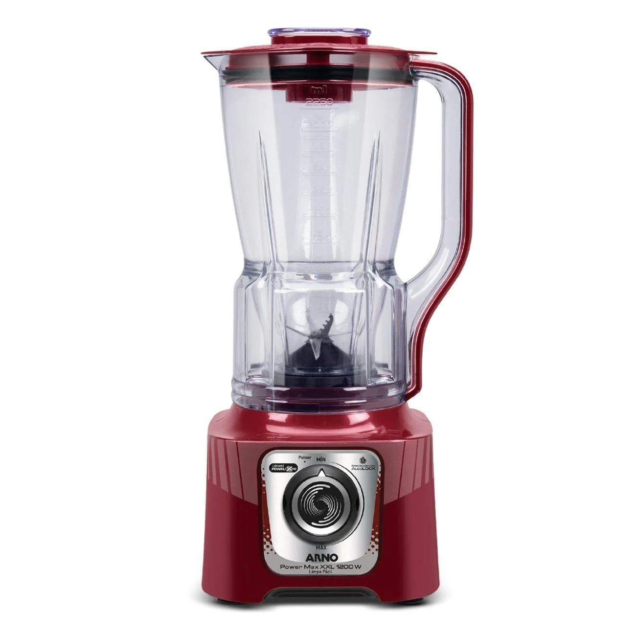 Liquidificador Arno Powermax XXL LN86 1200W Carmim