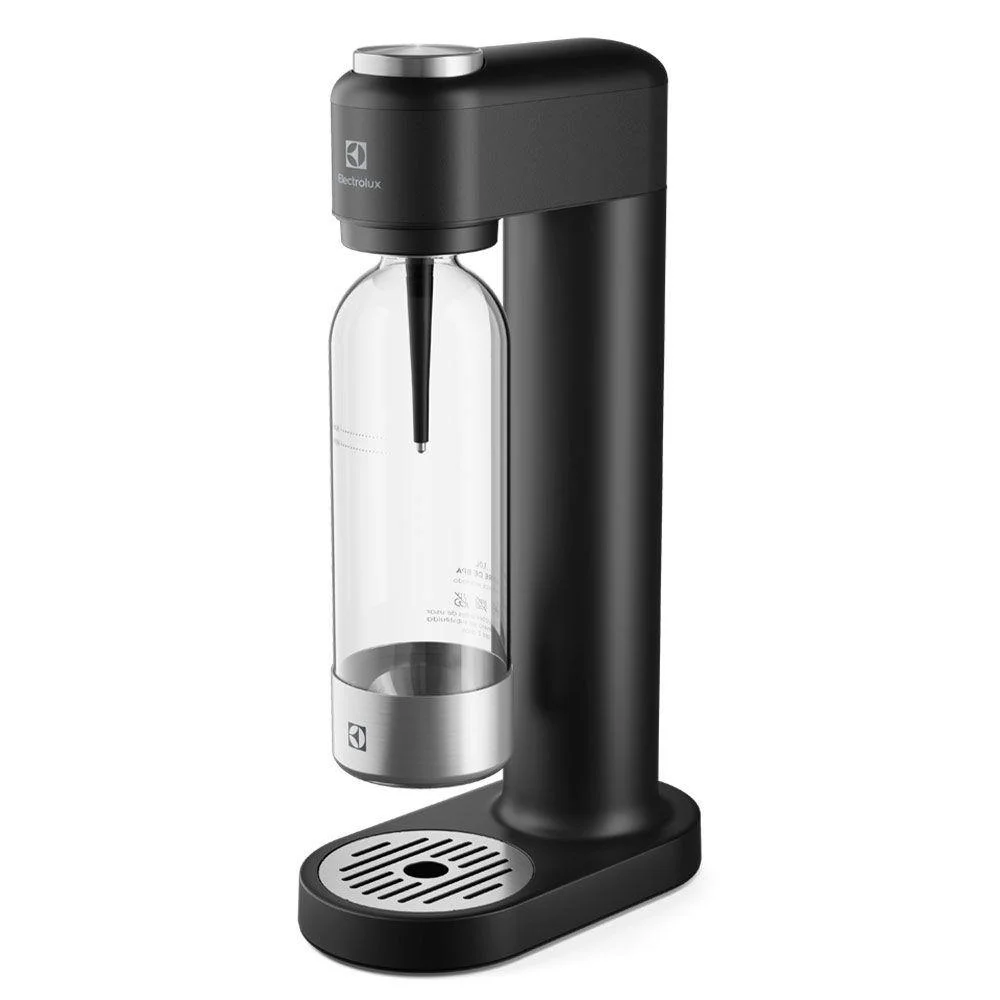 Máquina para Gaseificar Água com Gás Efficient Preta com Cilindro e 2 Garrafas ESM03 - Electrolux