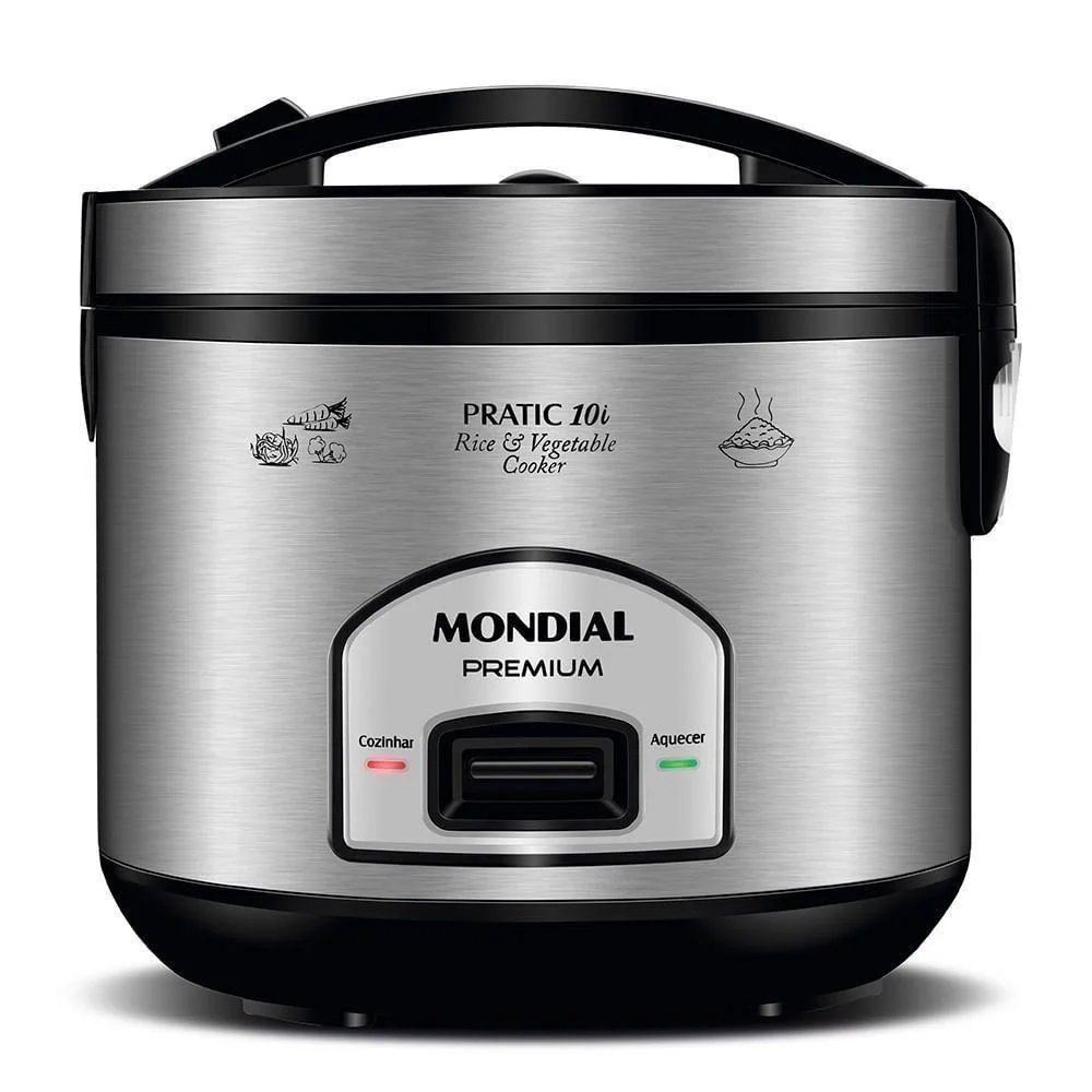 Panela Elétrica Mondial Pratic 10i Pe-42-10x -preto/inox