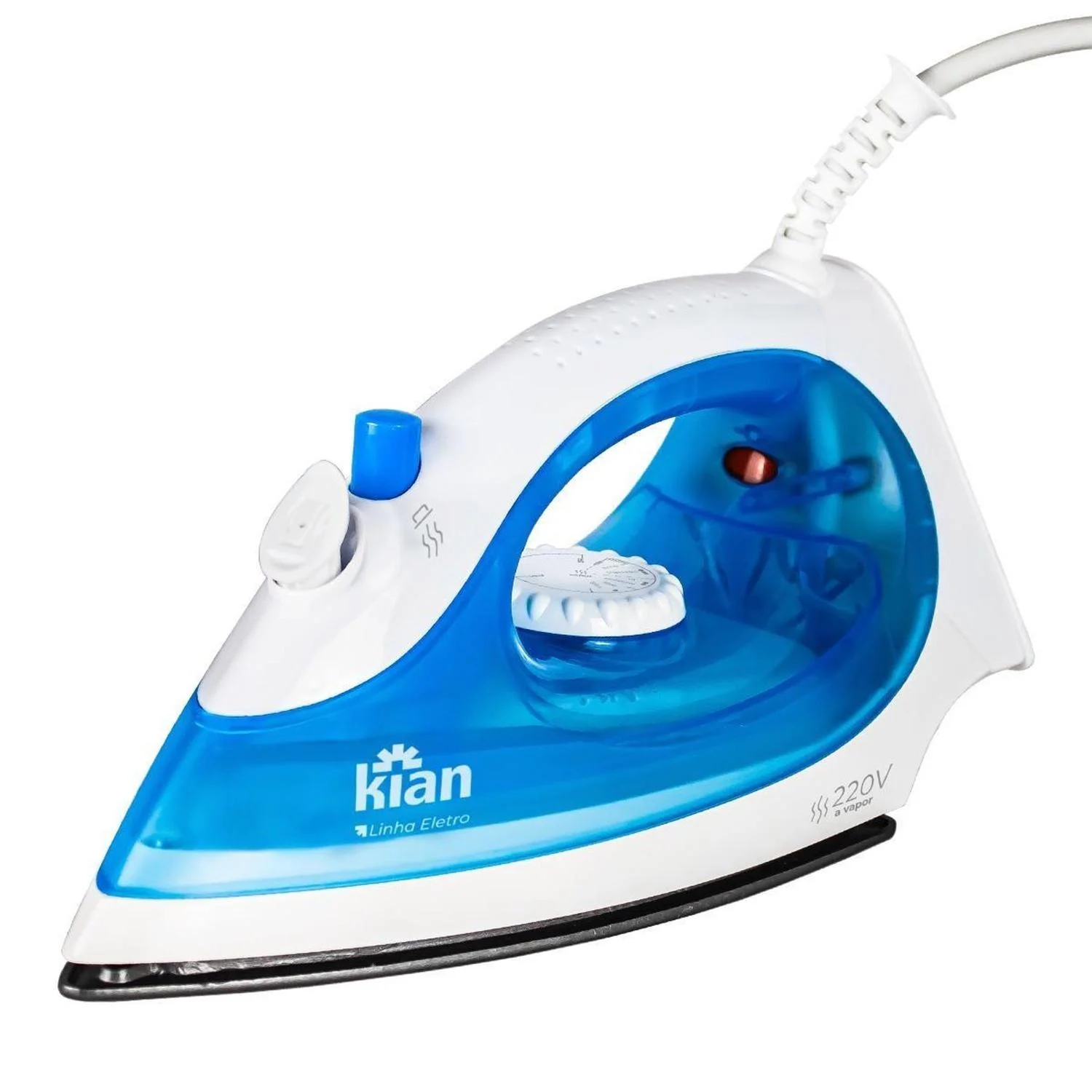Ferro a Vapor 1300W Azul - Kian