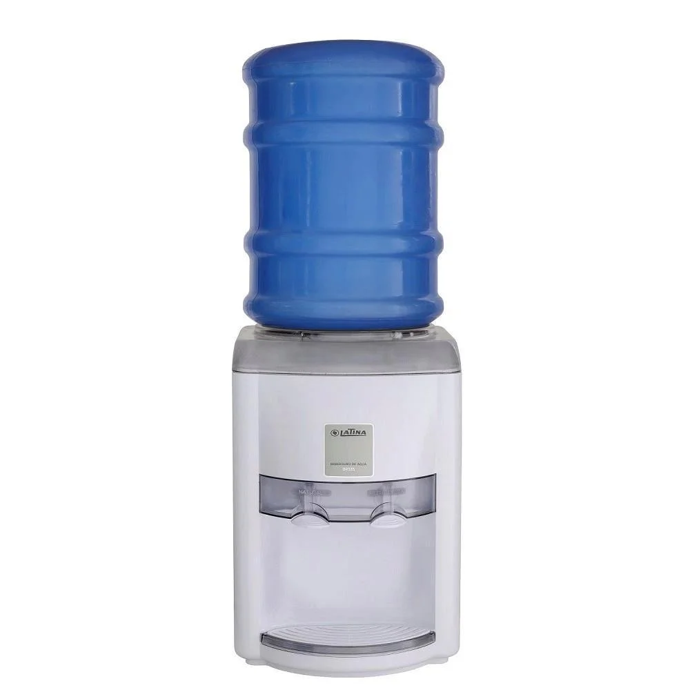 Bebedouro de água refrigerada eletrônico latina br335 branco e fumê