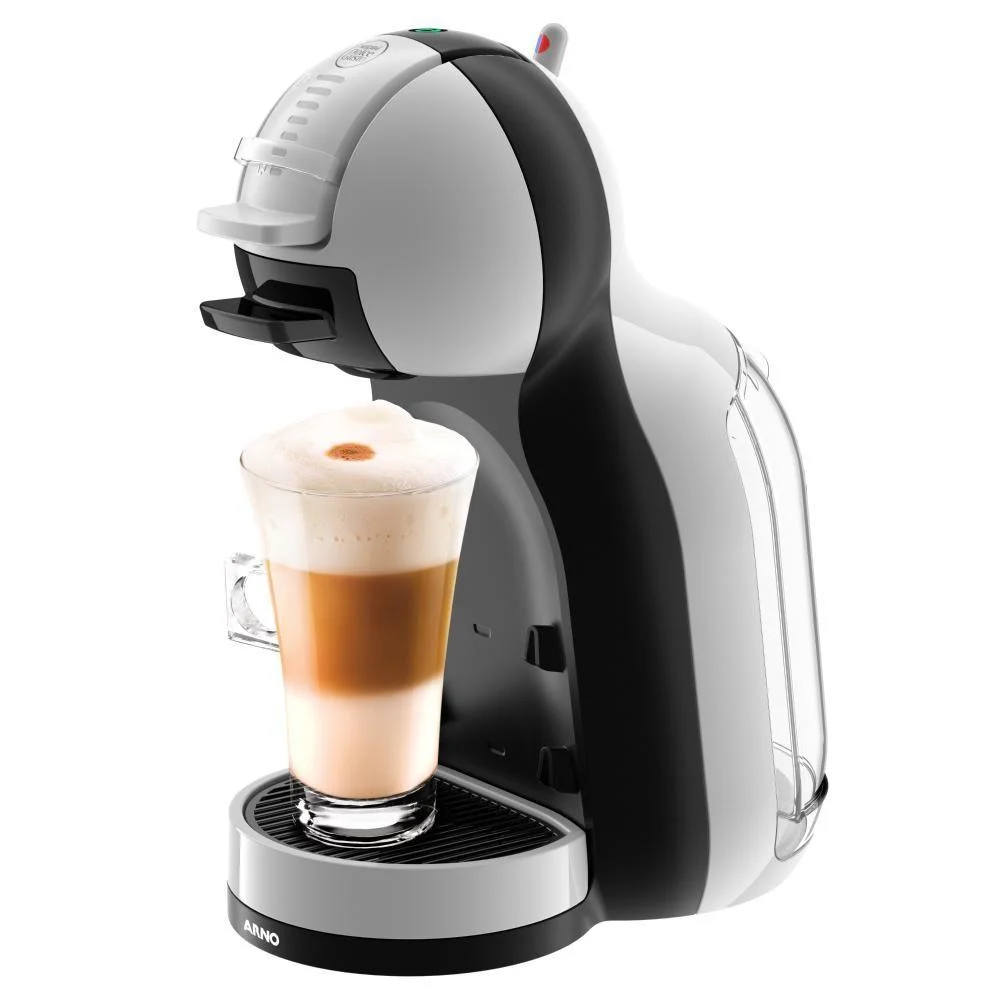 Cafeteira Nescafe Dolce Gusto Mini Me Cinza e Preta Automática Cápsulas