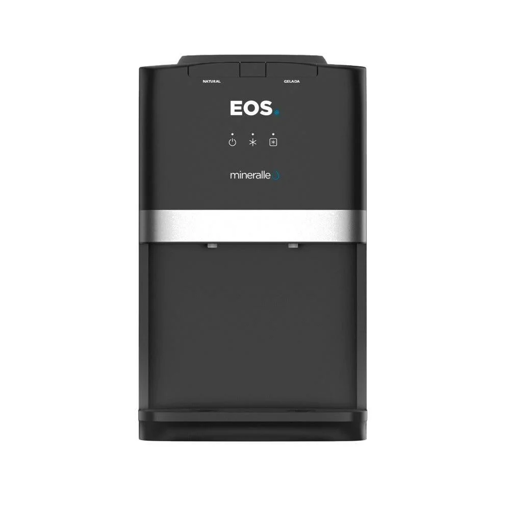 Bebedouro de Mesa para Garrafão EOS Mineralle com Compressor Preto EBC04P