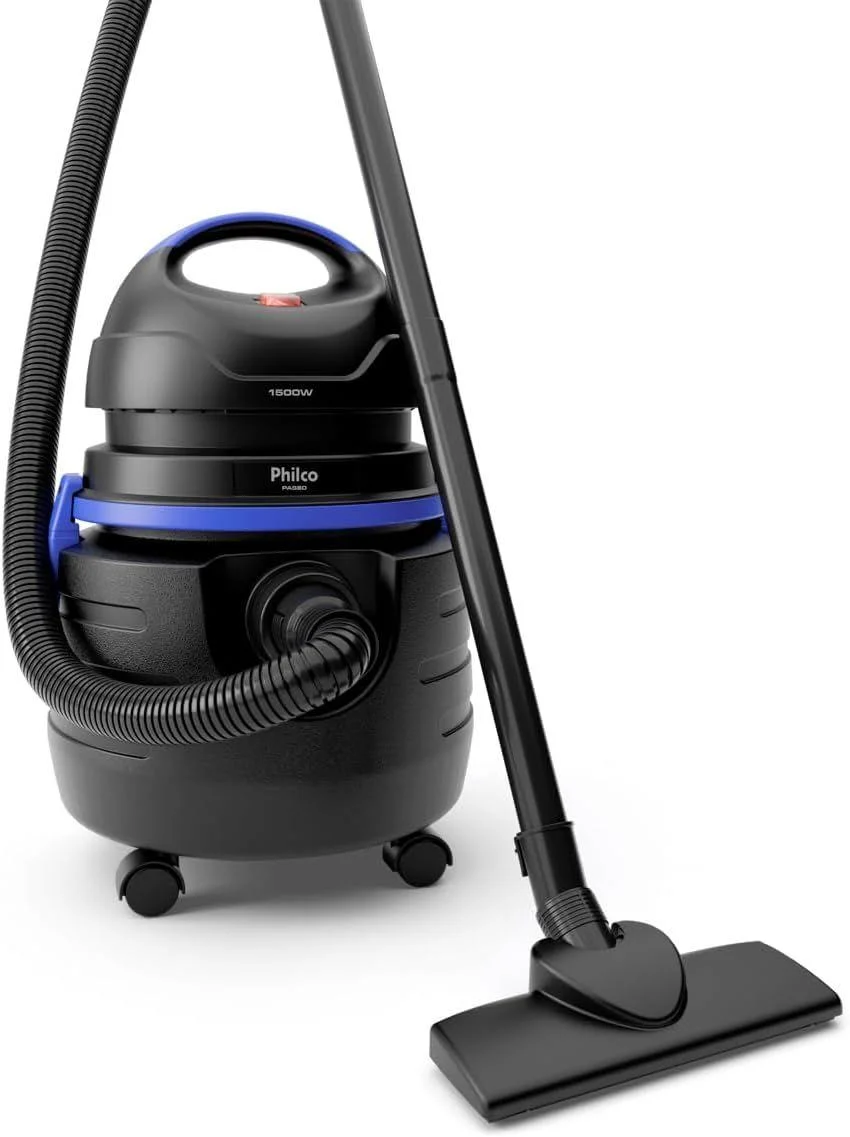 Aspirador de Água e Pó Philco 1500W 20L PAS80 Preto