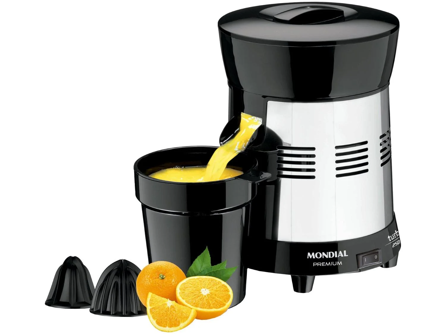 Extrator De Sucos Mondial Turbo Premium E-10 Extrator Preto Inox