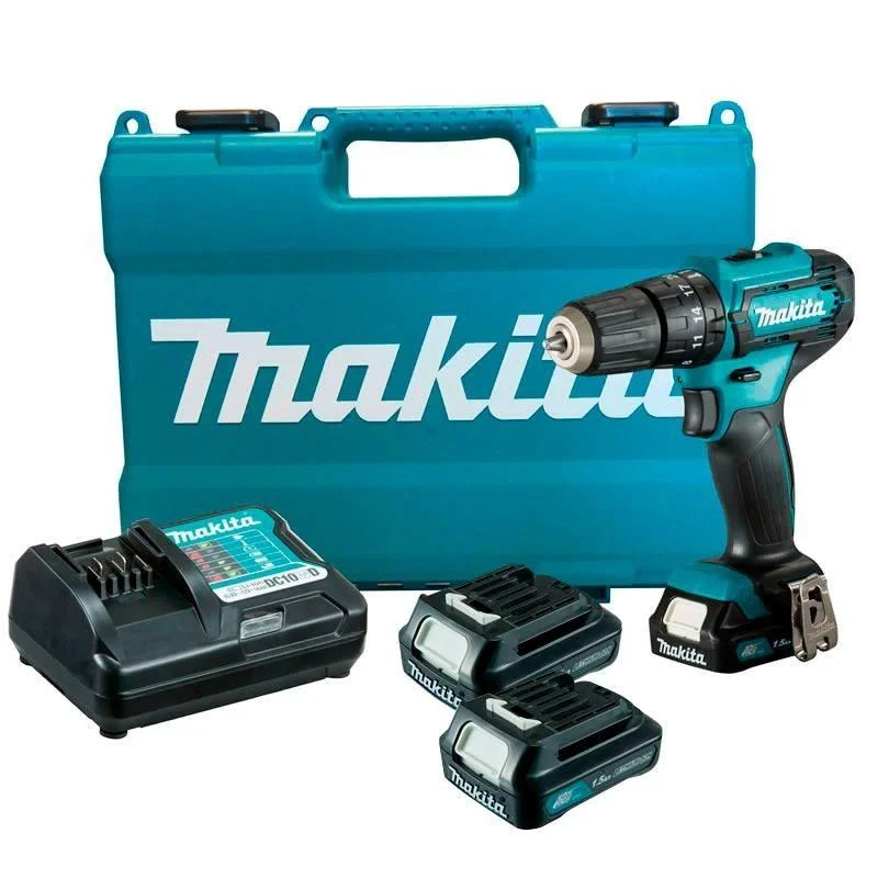 Parafusadeira Furadeira Impacto Makita HP333 12V 2 Baterias