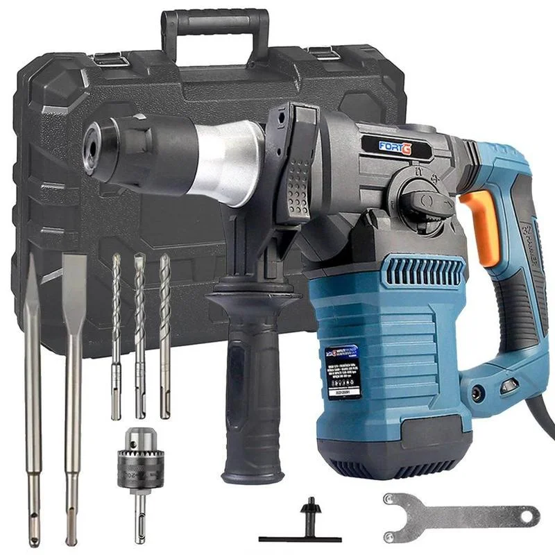 Martelete Perfurador Rompedor 4 em 1 SDS Plus 1500W 5J FORTGPRO