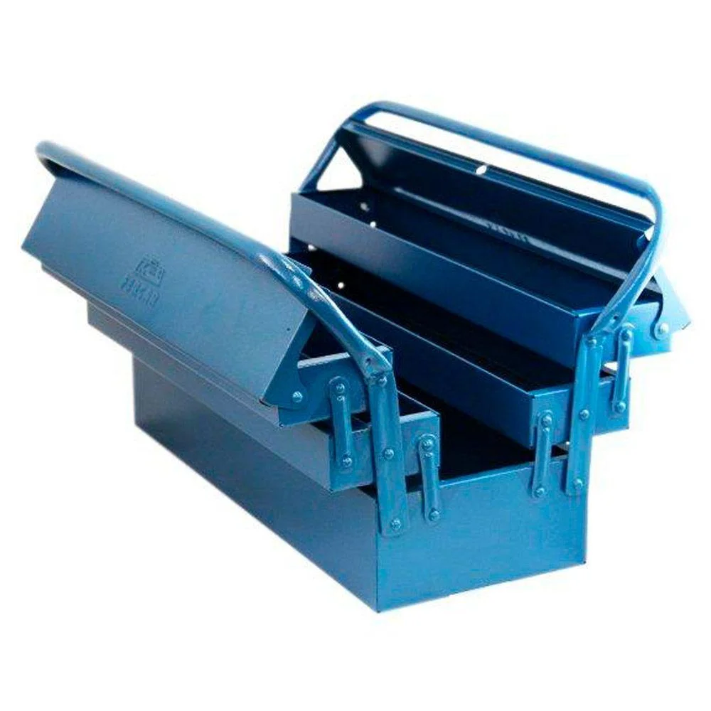 Caixa Sanfonada Azul 5 Gavetas 50x20x21cm Fercar