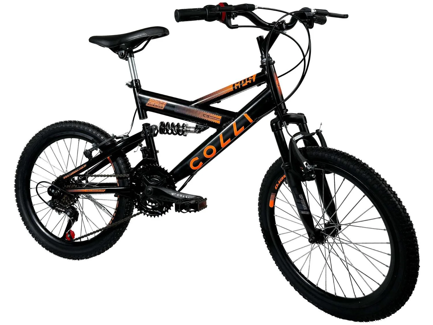 Bicicleta Aro 20 Colli GPS 21 Marchas Freio V-Brake Quadro Aço Carbono