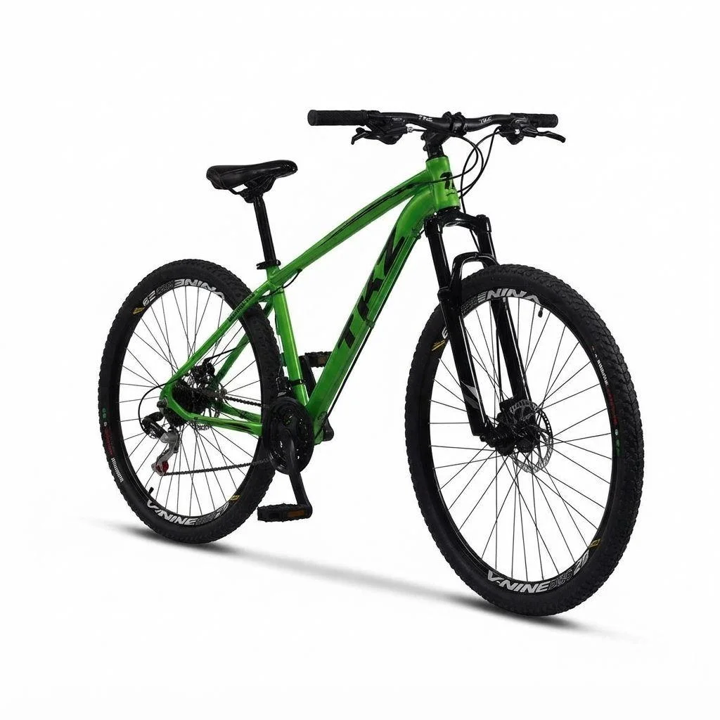 Bicicleta Aro 29 Aluminio 24 Velocidades Freio a Disco Mecânico com Suspensão MTB Yatagarasu