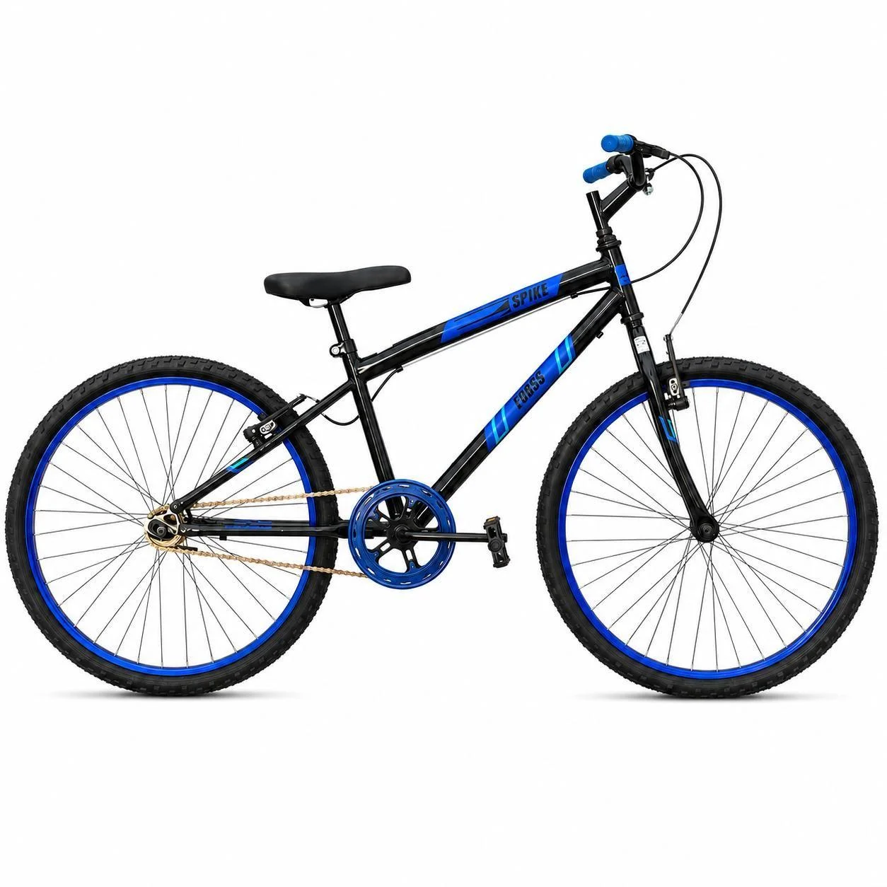 Bicicleta Aro 24 Forss Spike Sem Marchas - Azul